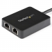 USB 3.0 to Dual Port Gigabit Ethernet Adapter NIC w/ USB Port - Startech