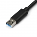 USB 3.0 to Gigabit Ethernet Adapter NIC w USB Port - Black - Startech