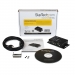 2 Port Industrial Wall Mountable USB to Serial Adapter Hub with DIN Rail Clips - Startech