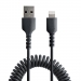 50cm/20in USB to Lightning Cable Coiled - Startech