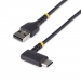 1ft USB A to C Charging Cable Angled - Startech