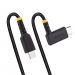 6ft USB C Charging Cable Angled 60W PD - Startech