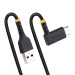3ft USB A to C Charging Cable Angled - Startech