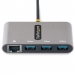 3-Port USB-C Hub with Ethernet Portable - Startech
