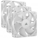 Corsair Cooler 120*120*25 RS120 WHITE PWM Triple Pack - Corsair