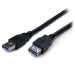 2m Black SuperSpeed USB 3.0 Extension Cable A to A - Male to