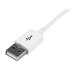 3m White USB 2.0 Extension Cable Cord - A to A - USB Male to