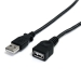 10 ft Black USB 2.0 Extension Cable A to A - 10ft USB 2.0 Ex