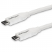 USB C to USB C Cable - 13 ft / 4m - 5A PD - M/M - White - US