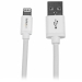2m (6ft) Long White Apple 8-pin Lightning Connector to USB C