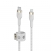 BELKIN Boost Charge USB-C to LTG Braided Silicon 3M White
