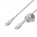 BELKIN Boost Charge USB-C to LTG Braided Silicon 3M White