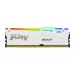 Mémoire Kingston 16GB 6000MT/s DDR5 CL36 DIMM FURY Beast White RGB EXPO - Kingston