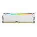 Mémoire Kingston 16GB 6000MT/s DDR5 CL36 DIMM FURY Beast White RGB EXPO - Kingston
