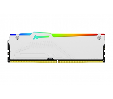 Mémoire Kingston 16GB 6000MT/s DDR5 CL36 DIMM FURY Beast White RGB EXPO - Kingston