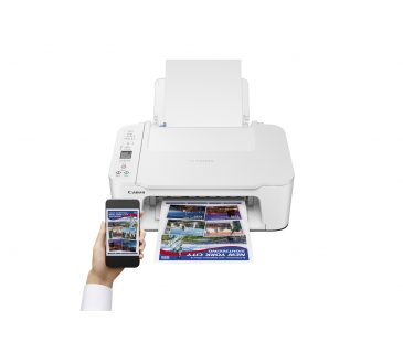 Multifonction Jet Canon Pixma TS3751i EUR WH white 3in1 Ink A4 - Canon