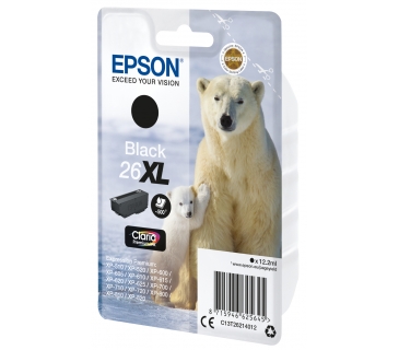 Cartouche d encre Epson PREMIUM INK CLARIA Black 26XL - Epson