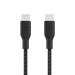 100w USB-C to USB-C Braided Cable 2M Bla - Belkin