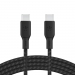 100w USB-C to USB-C Braided Cable 2M Bla - Belkin