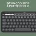 Clavier Logitech Pebble 2 Combo TONAL GRAPHITE US INTL N/ - Logitech
