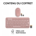 Clavier Logitech Pebble 2 Combo TONAL ROSE US INTL N/A - Logitech