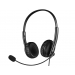 Sandberg 2in1 Office Headset Jack+USB 2in1 Office Headset Jack+USB, Headphones, Head-band, Office/Call center, Black, Binaural, Volume +, Volume -