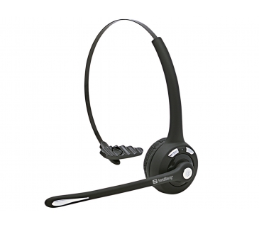 Casque Micro Sandberg Bluetooth Office Headset Bluetooth Office Headset, Headset, Head-band, Office/Call center, Black, Monaural, Wireless