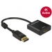DELOCK Adapter DELOCK DisplayPort 1.2 St. HDMI-Bu. 4K (aktiv) 0,20cm [bk] - Delock