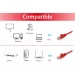 ECO Patchcable Cat6 U/UTP 20.0m rot bulk - Equip