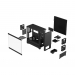 Boîtier oem CAS Pop Silent Black TG Clear Tint