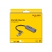 DELOCK 3 Port USB 5 Gbps Hub + Gigabit LAN with USB Type-C