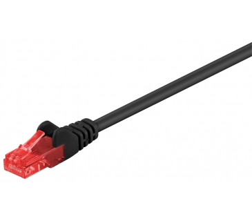 Câble Réseau Cat6 0.5M CAT6 - U/UTP Black PVC Unshielded Network Cable, PVC, 4x2xAWG 26 CCA