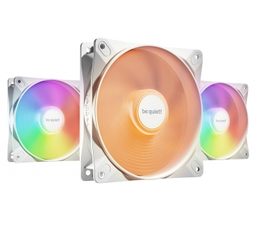 Ventilateurs Boîtier Be Quiet 120mm Be Quiet! LIGHT WINGS LX PWM White Triple-Pack - BL122 - Be Quiet