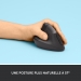Logitech Lift Left Vertical Ergonomic Mouse - GRAPHITE / Black - EMEA - Logitech