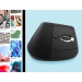 Logitech Lift Left Vertical Ergonomic Mouse - GRAPHITE / Black - EMEA - Logitech