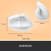 Logitech LIFT - OFF-WHITE/PALE GREY - EMEA - Logitech