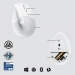 Logitech LIFT FOR BUSINESS - OFF-WHITE/PALE GREY- EMEA - Logitech