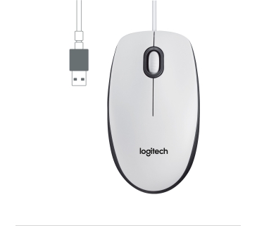 Souris Logitech Mouse M100 - WHITE - EMEA - Logitech