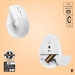 Logitech Lift for Mac Vertical Ergonomic Mouse -OFF-WHITE/PALE GREY - EMEA - Logitech