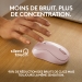 Logitech M240 Silent BT Mouse - ROSE - EMEA-808 - Logitech