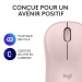 Logitech M240 Silent BT Mouse - ROSE - EMEA-808 - Logitech