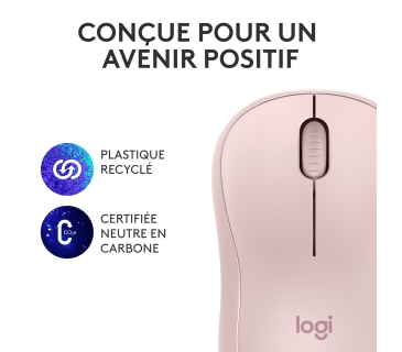 Souris Logitech M240 Silent BT Mouse - ROSE - EMEA-808 - Logitech