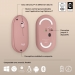 Logitech Pebble Mouse 2 M350s TONAL ROSE BT N/A - Logitech