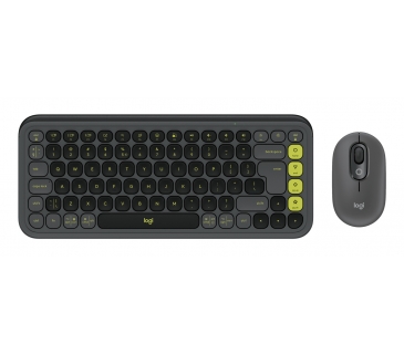Clavier Logitech POP ICON COMBO MOUSE AND KB GRAPHITE-US - Logitech