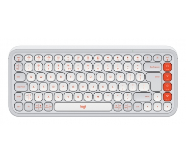 Clavier Logitech POP ICON KEYS KB OFF WHITE-US INTL-INTNL - Logitech