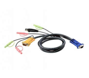 Switch KVM KVM CABLE USB FOR ATEN CS1732/CS1734/CS1754/CS1758 - 1,8M