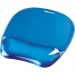 Tapis souris Fellowes Crystal Gel Handgelenkauflage, blau