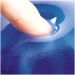 Tapis souris Fellowes Crystal Gel Handgelenkauflage, blau