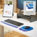 Tapis souris Fellowes Crystal Gel Handgelenkauflage, blau