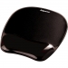 Tapis souris Fellowes Crystal Gel Handgelenkauflage, Black